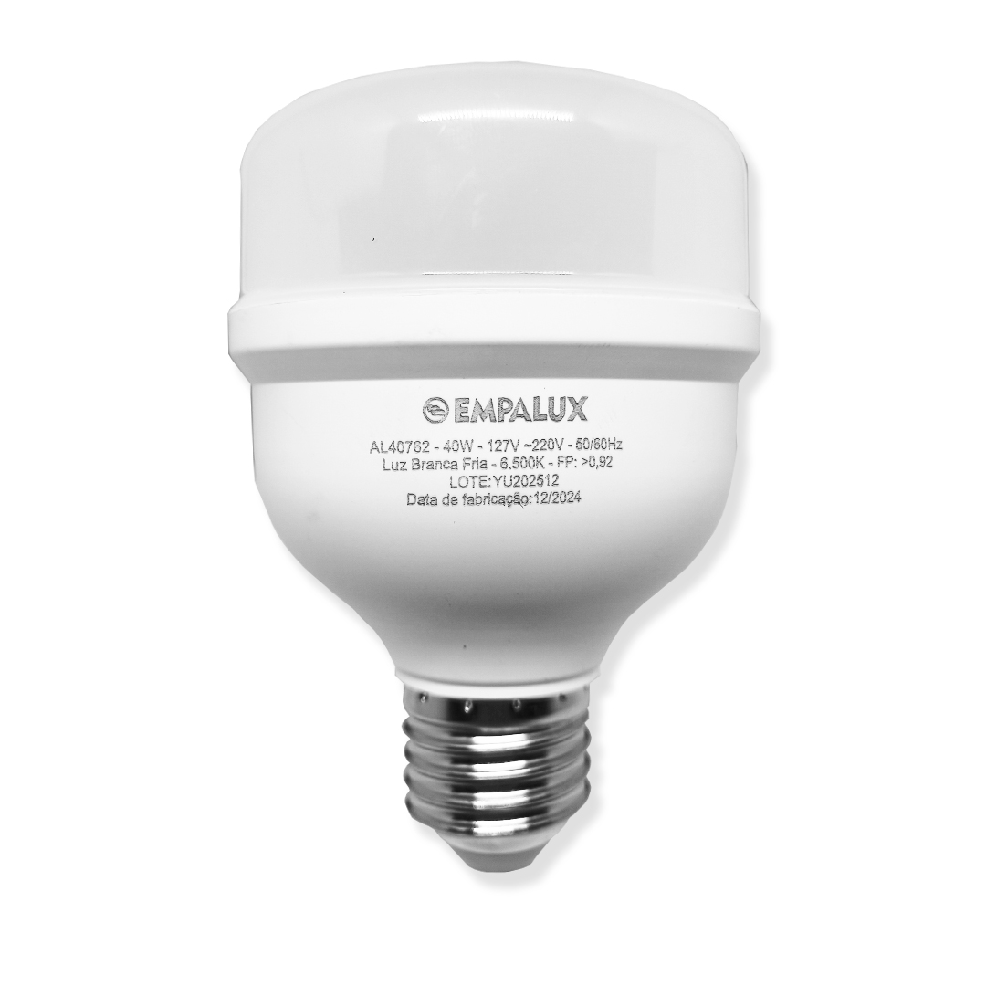 Lâmpada Bulbo LED 40W Bivolt 6.500K E27 – AL40762