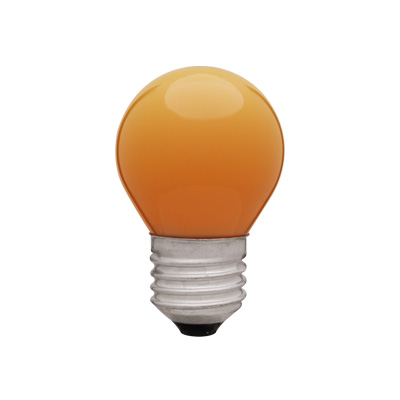 Incandescente Bolinha 15W 127V Laranja E27 – IB11525