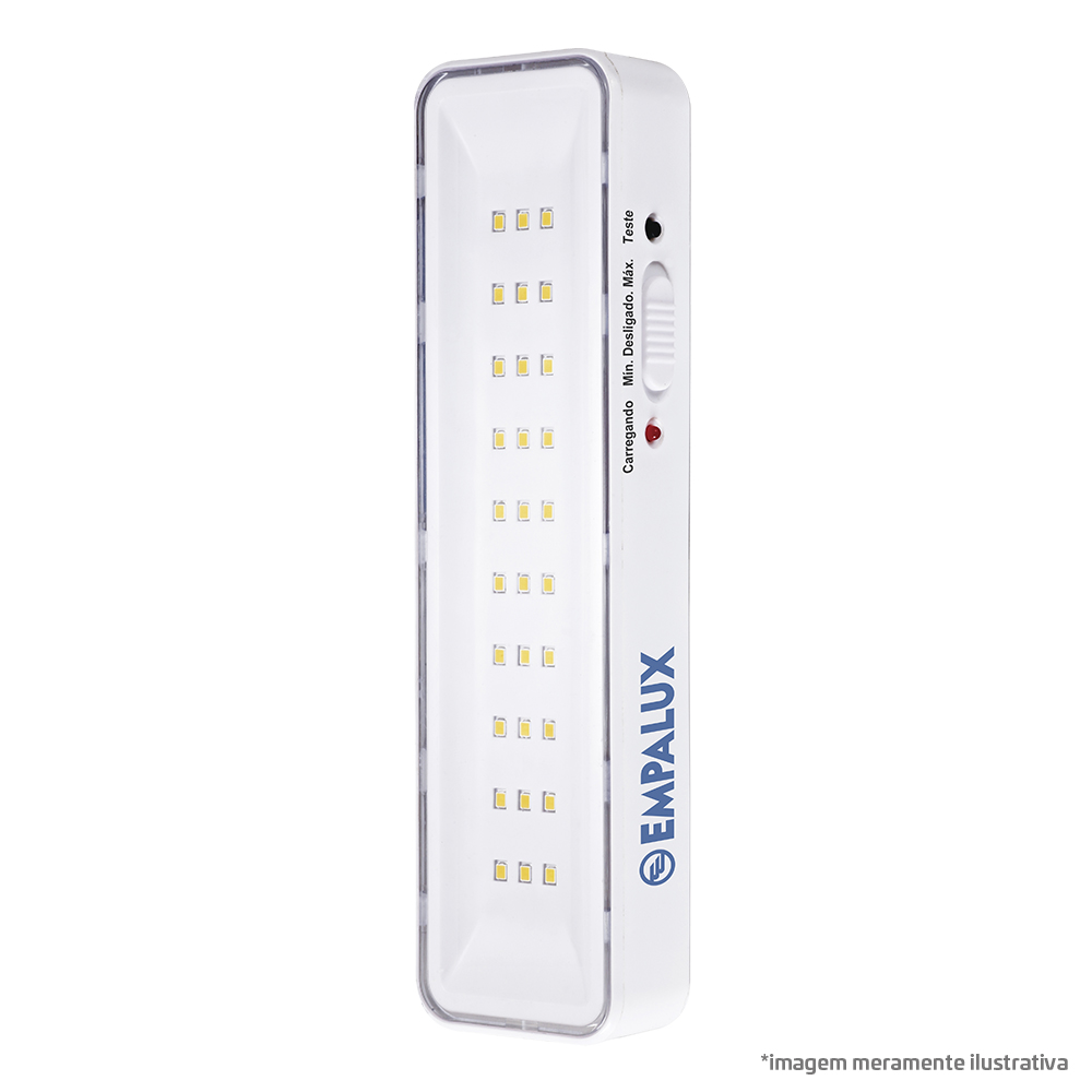 Iluminação de Emergência LED 02W Bivolt 6.400K – IE33005