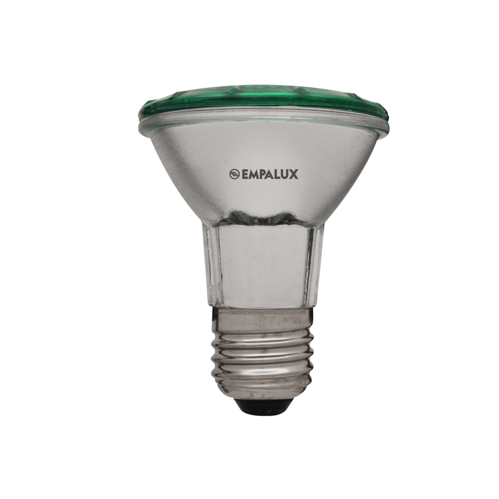 Halógena PAR 50W 220V Verde E27 – PR20518 (PAR20)