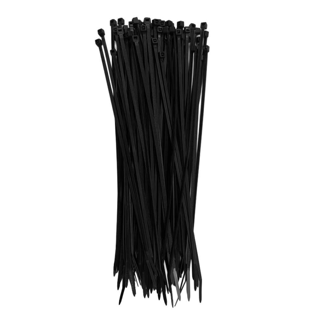 Abraçadeira de Nylon Preta 200/2,5mm – AB10491