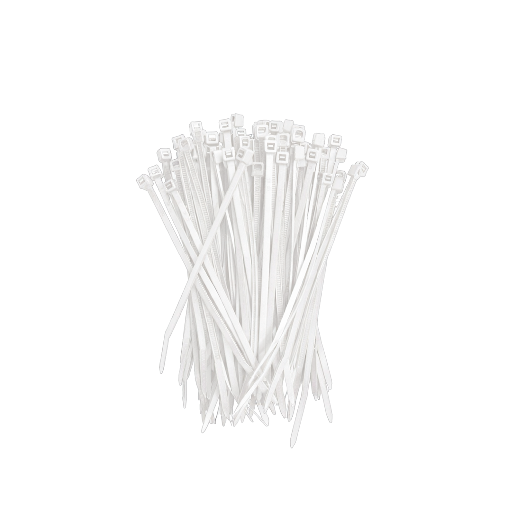 Abraçadeira de Nylon Branca 100/2,5mm – AB10192