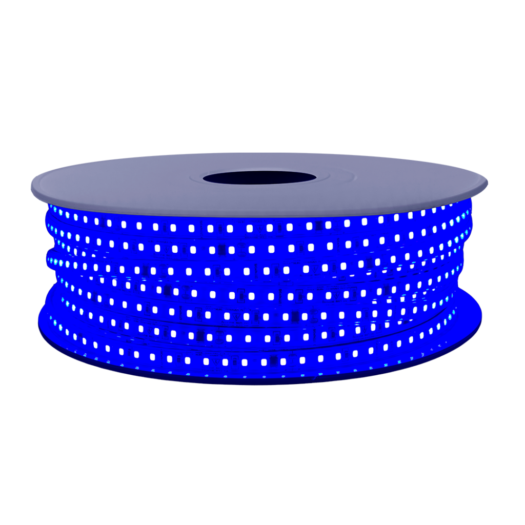 Fita LED PVC 10W/m IP65 Azul 220V – LS20123